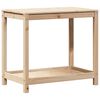 vidaXL Table de rempotage avec étagère 82,5x50x75cm bois massif de pin