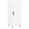 vidaXL Buffet blanc 34,5x34x90 cm bois d'ing&eacute;nierie