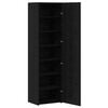 vidaXL Haut Armoire 2 pcs Ch&ecirc;ne noir 50 x 42,5 x 185 cm