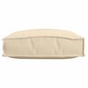 vidaXL Coussin 6 pcs Beige 40 x 40 x 8 cm Tissu Oxford