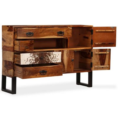 vidaXL Buffet Bois massif de Sesham 115x30x80 cm