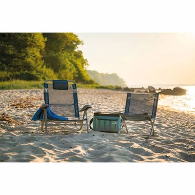 Easy Camp Chaise de camping pliable Wave Bleu océan