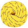vidaXL Corde de bateau Jaune 18 mm 100 m Polypropyl&egrave;ne