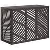vidaXL Housse de climatiseur Noir 110 x 50 x 80 cm Acier