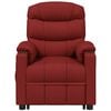 vidaXL Fauteuil de massage Rouge bordeaux Tissu