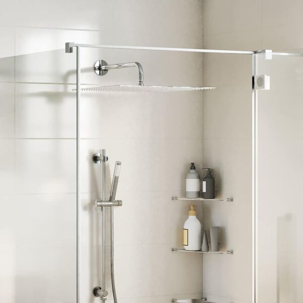 vidaXL Pomme de douche pluie acier inoxydable 304 50x50 cm carr&eacute;e