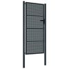 vidaXL Portail de jardin Anthracite 100x175 cm Acier
