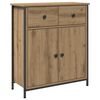 vidaXL Buffet ch&ecirc;ne artisanal 70x30x80 cm bois d'ing&eacute;nierie