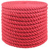 vidaXL Corde en Jute 20 mm Rouge Jute 100% Tossa