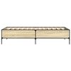 vidaXL Cadre de lit sans matelas ch&ecirc;ne sonoma 90x190 cm