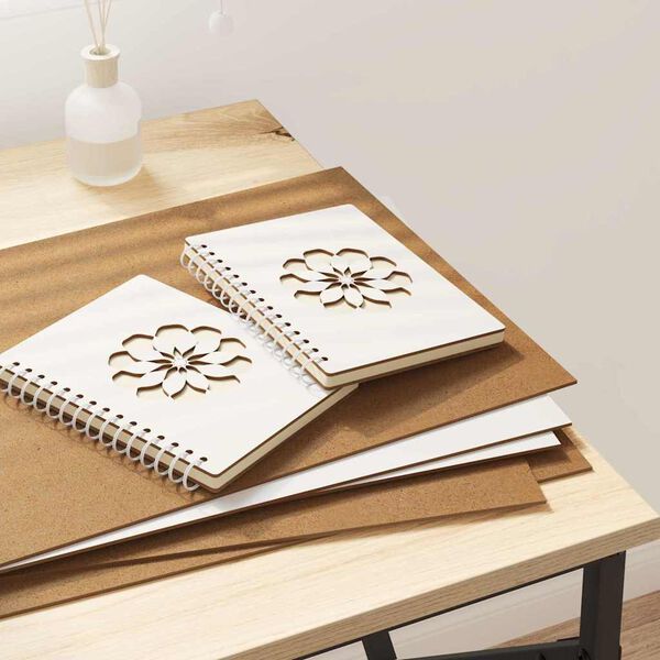 vidaXL Panneaux d&eacute;coratifs 50 pcs Blanc 30 x 42 x 0,27 cm