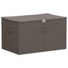 vidaXL Bo&icirc;te de rangement Tissu intiss&eacute; 60 x 43 x 35 cm 90,3 L Gris