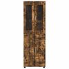 vidaXL Haut Armoire Ch&ecirc;ne fum&eacute; 60 x 35 x 182 cm Bois d'ing&eacute;nierie