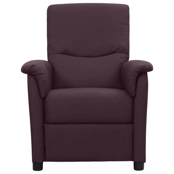 vidaXL Fauteuil de massage Violet Tissu