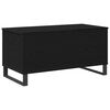 vidaXL Table basse Ch&ecirc;ne noir 90 x 44,5 x 45 cm Bois d'ing&eacute;nierie
