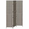 vidaXL Paravent Gris 146 x 180 cm. polyrotin