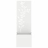 vidaXL &Eacute;cran de confidentialit&eacute; de jardin Floral Blanc 50 x 140 cm