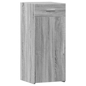 vidaXL Buffet sonoma gris 40x42,5x93 cm bois d'ing&eacute;nierie