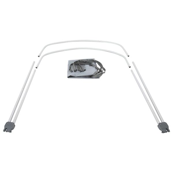 Intex Auvent de bateau gris 160x142 cm tissu oxford