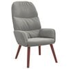 vidaXL Fauteuil relax velours gris clair