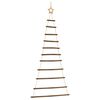 vidaXL Sapin de No&euml;l suspendu avec &eacute;toile sup&eacute;rieure 74 x 150 cm Branche naturelle