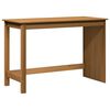 vidaXL Bureau Marron miel 112 x 50 x 75 cm Bois de Pin Massif