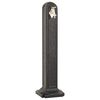 vidaXL R&eacute;servoir de jardin avec robinet Anthracite Aspect de pierre