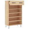 vidaXL Armoire &agrave; chaussures ch&ecirc;ne sonoma 60x35x105cm bois d'ing&eacute;nierie