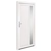 vidaXL Porte d'entr&eacute;e Blanc 98x200 cm PVC