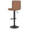 vidaXL Tabourets de bar lot de 2 marron tissu