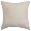 vidaXL Housse de coussin 4 pcs 80 x 80 cm Polyester Faux Daim Beige