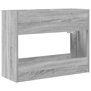 vidaXL Porte-parapluie Gris Sonoma 65 x 24 x 50 cm Bois d'ing&eacute;nierie