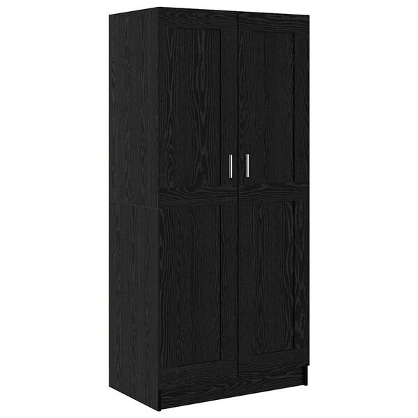 vidaXL Armoire Chêne noir 82,5 x 51,5 x 180 cm Bois d'ingénierie