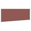 vidaXL Auvent lat&eacute;ral r&eacute;tractable de patio 220x600 cm Marron