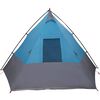 vidaXL Tente Tipi avec toit Bleu 383 x 338 x 217 cm taffetas