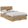 vidaXL Cadre de lit Ch&ecirc;ne artisanal 120 x 190 cm Bois d'ing&eacute;nierie