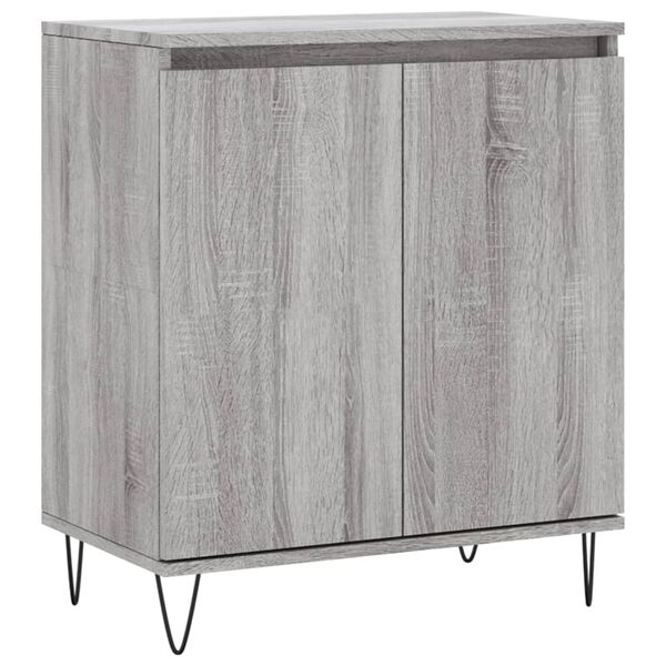 vidaXL Buffet Sonoma gris 60x35x70 cm Bois d'ing&eacute;nierie