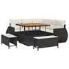 vidaXL Ensemble de canap&eacute; de jardin 8 pc 7-Nombre de places