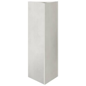 vidaXL Jardini&egrave;re triangulaire 30x26x75 cm acier inoxydable