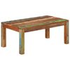 vidaXL Table basse 110x55x40 cm bois de r&eacute;cup&eacute;ration massif