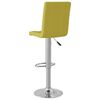 vidaXL Tabouret de bar Vert Tissu