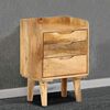 vidaXL Table de chevet Bois de manguier massif 40 x 30 x 59,5 cm