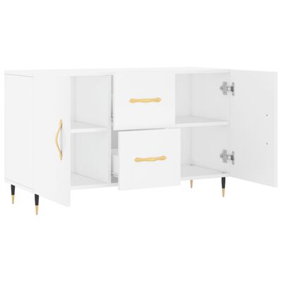 vidaXL Buffet blanc 100x36x60 cm bois d'ingénierie