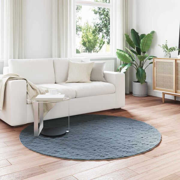 vidaXL Tapis en Fourrure Synth&eacute;tique de Lapin Olite Anthracite