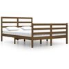 vidaXL Cadre de lit sans matelas marron miel pin massif 140x200 cm