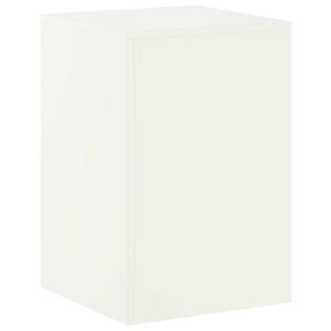 vidaXL Support de Plante Blanc 40 x 40 x 60 cm Acier