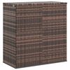 vidaXL Boîte à coussins de jardin Résine tressée 100x49x103,5cm Marron