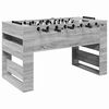 vidaXL Table de Foosball Gris Sonoma 146,5 x 74 x 85 cm