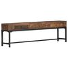 vidaXL Meuble TV 150 x 30 x 46 cm Bois de r&eacute;cup&eacute;ration massif