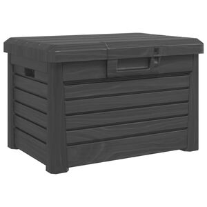 vidaXL Bo&icirc;te &agrave; coussins d'ext&eacute;rieur anthracite polypropyl&egrave;ne
